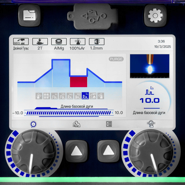 Аппарат аргонодуговой сварки ПТК HANKER MIG 230 DP ACDC PFC LCD H9 TIG 2.0A F55 200